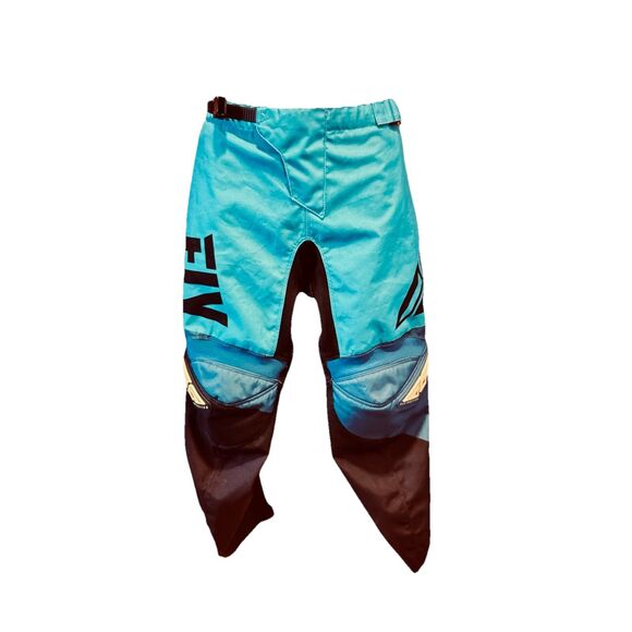 Fly Racing F-16 Blue Blk Hi-Vis waistline 26” & 24”MX Motocross Offroad - Picture 2 of 11